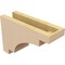 Ekena Millwork 4"W x 12"D x 8"H Classic Mediterranean Rough Cedar Woodgrain TimberThane Corbel, Primed Tan CORUR04X12X08MEDRCPR - alternate 4